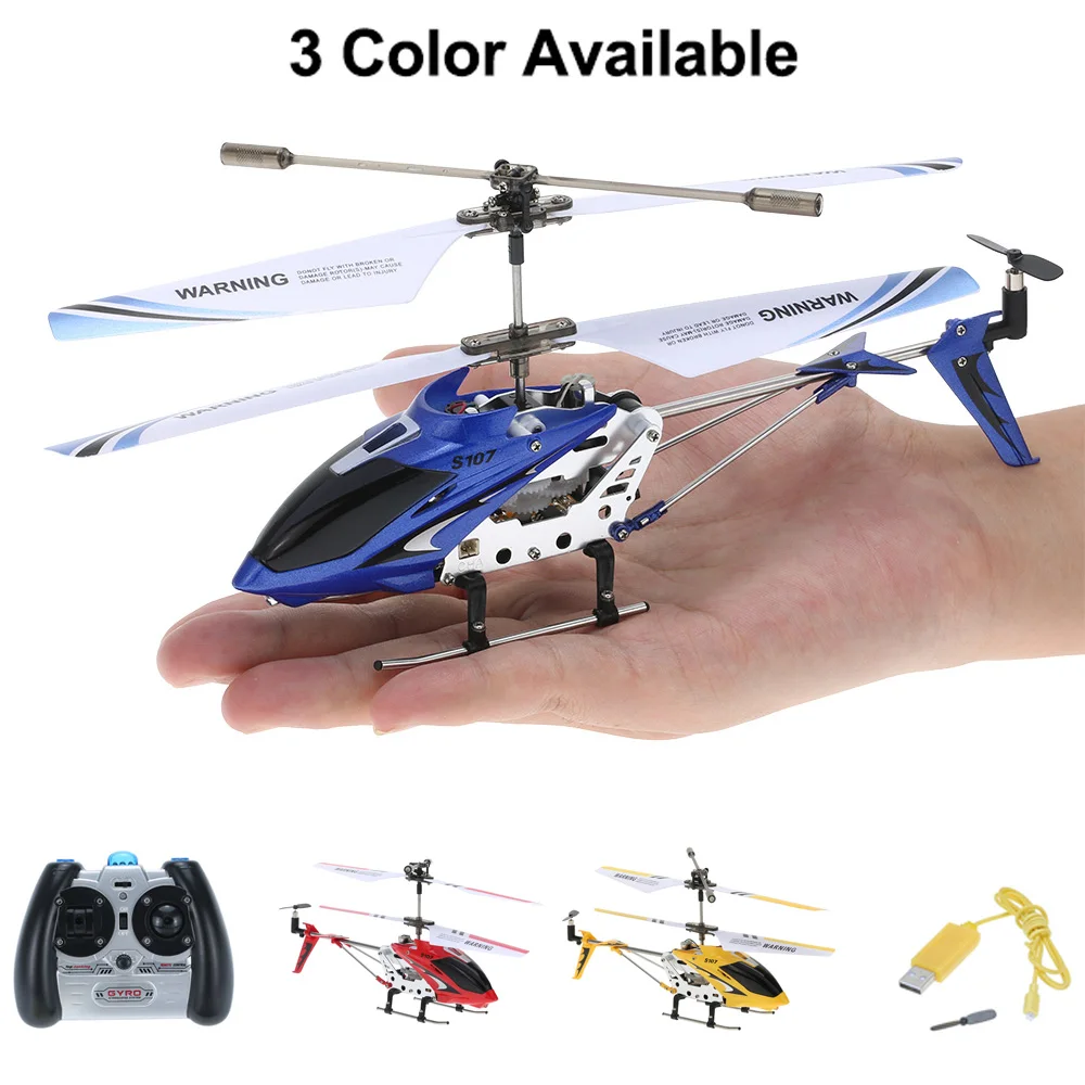 

Syma S107G RC Helicopter for Kids 3.5CH Mini Drone Indoor Co-Axial Metal RC Helicopter Built in Gyroscope Remote Control Toys