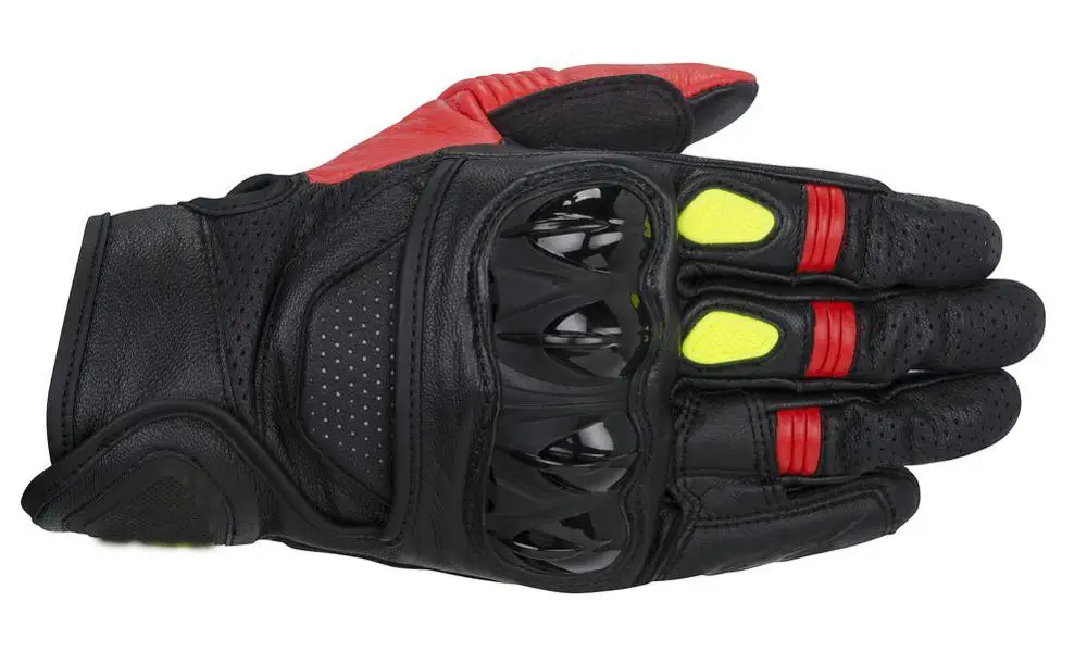 Alpine Мотокросс S1 Гонки перчатки мотоциклетные кожаные Guantes luva motociclista с жесткими