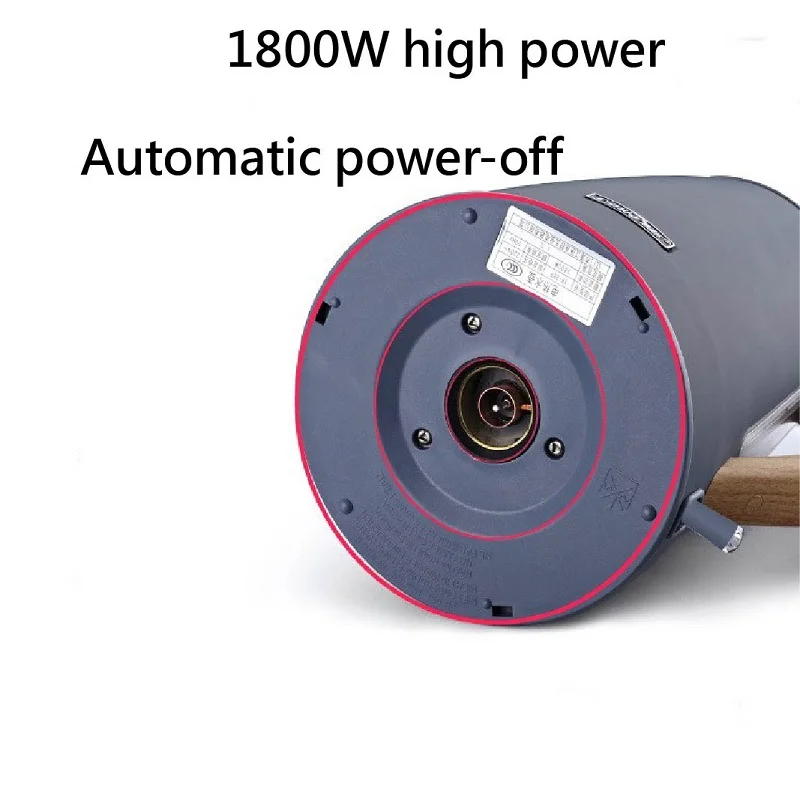 Ηλεκτρικός βραστήρας ευρωπαϊκού τύπου 1800W 304 από ανοξείδωτο ατσάλι με αυτόματη απενεργοποίηση, οικιακός βραστήρας, σκεύη κουζίνας, καφετιέρα 1.7L_voghion.com