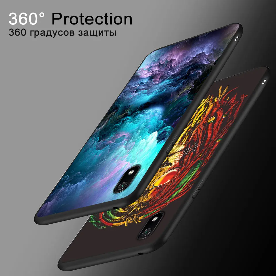 Для Redmi 7A 7Pro тонкие силиконовые чехлы для телефонов Xiaomi Redmi K20/K20 Pro мягкая задняя крышка для Redmi Go 8Pro S2 черный матовый корпус