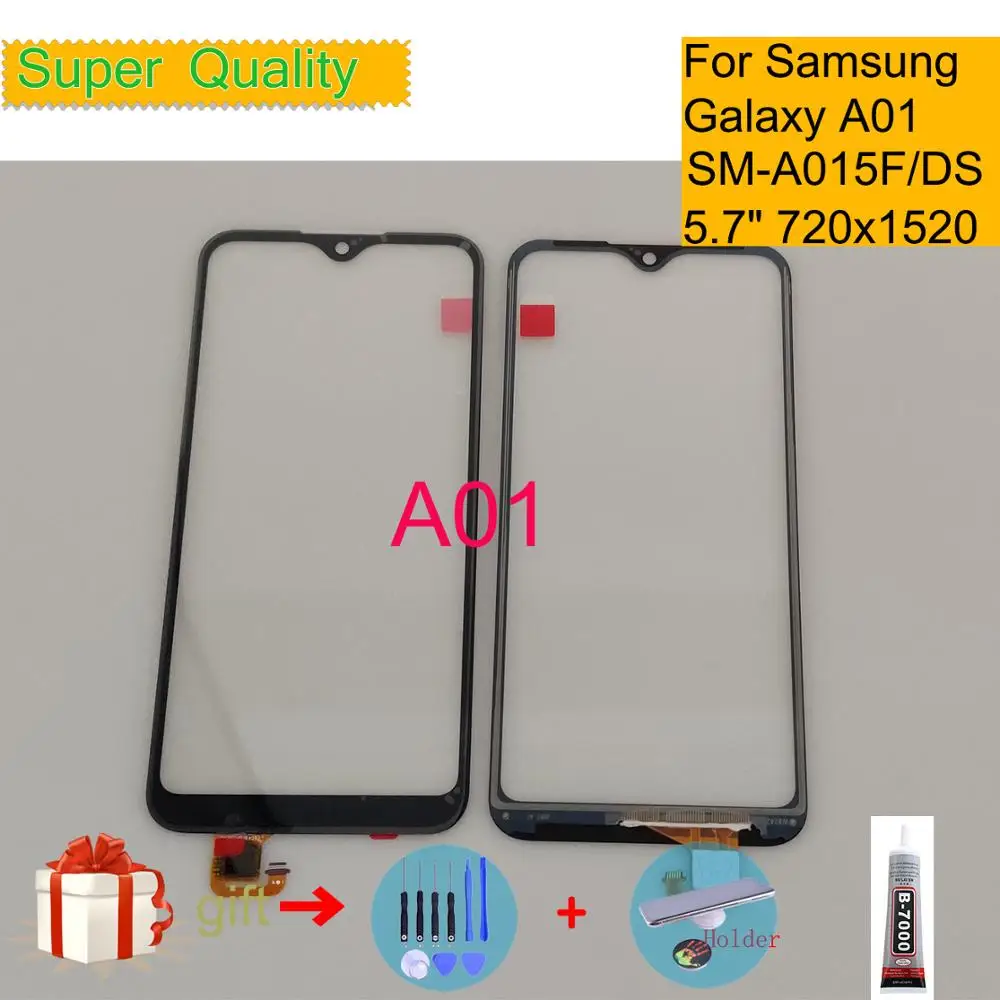 Сменное стекло для Samsung Galaxy A01 2019 сенсорный экран дигитайзер панель сенсора A015