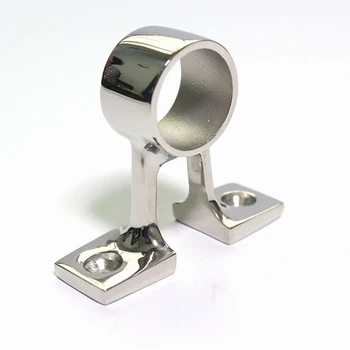 

2x316 Stainless Steel Hand Rail Fitting, 90 Degree Center Stanchion Mount Marine Carr Accessories