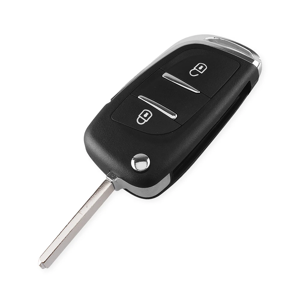 KEYYOU 433MHz ASK модифицированный дистанционный Автомобильный ключ для PEUGEOT 207 208 307 308 408 Partner CE0536 VA2 ID46 PCF7961 чип 2 BTN ключ