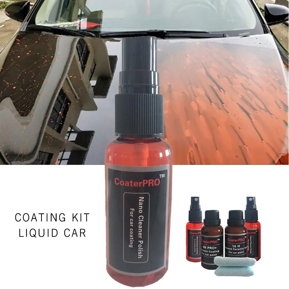 

9H PRO And 10H Multi-Functional Nano Liquid Ceramic Glass Coating For Car Paint Car Windshield Auto Wheel Rim Nanotech
