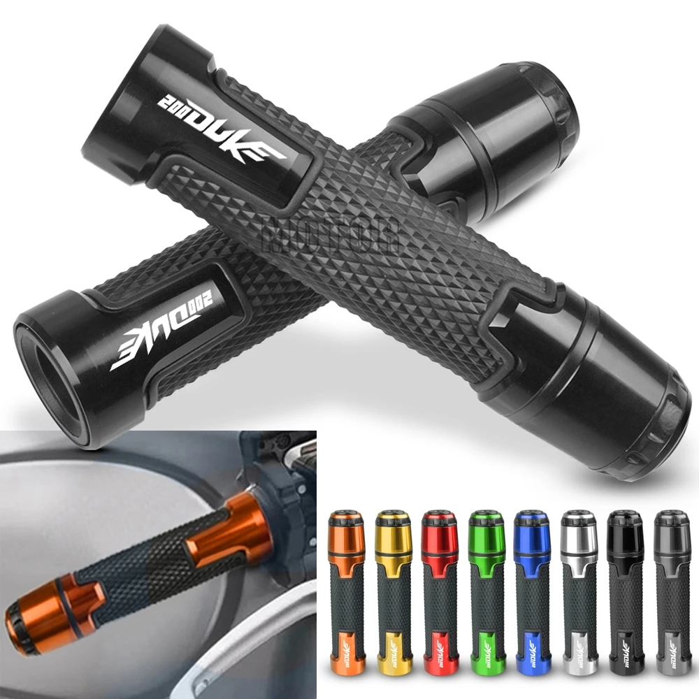 

For KTM 200 Duke 2012-2019 2018 200Duke Duke200 Motorcycle 7/8"22mm Aluminum Handlebar Grips With Ends Handle Caps Hand Bar Plug