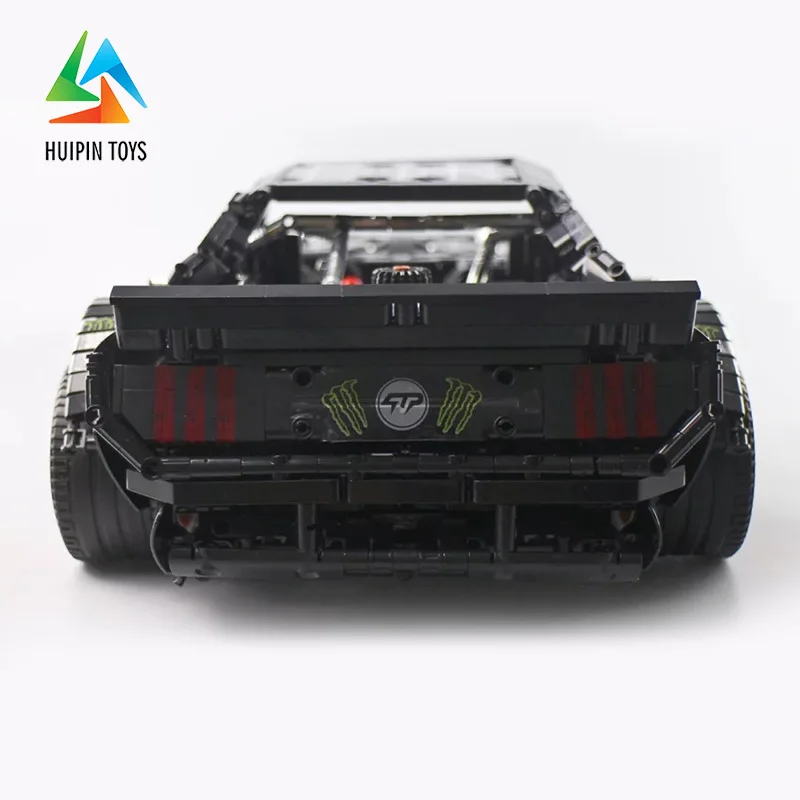 Новые MOC-22970 строительные блоки Forde Mustango Hoonicorn RTR V2 Nissann GT-R улучшенная модель детских игрушек