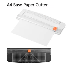 Machine à couper le papier, tapis de découpe, fournitures de découpe, Portable, à Base plastique A4, découpeur de papier Photo, tondeuse pour Scrapbook