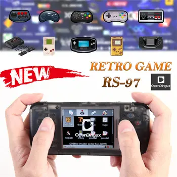 

RS-97 Classic Retro Handheld Game Player Mini Video Game Console 3.0 inch Screen with 16GB Portable Built-in 3000 Games