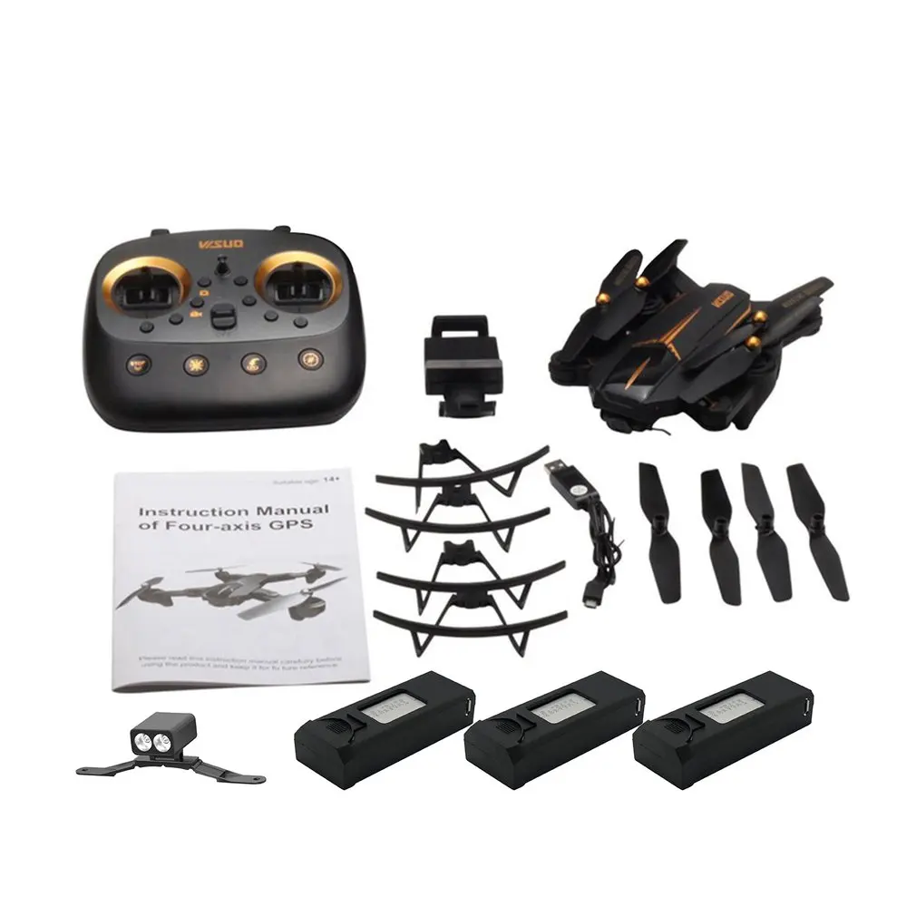 

XS812 RC Drone 4K Drones 2.4G Remote Control Toy with WiFI FPV Camera Helicopter Follow Me Foldable Aircraft VS F11 SG906