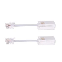 2 шт. электрическое оборудование беспроводной проводной 360 градусов вращающийся поворотный офис анти обмотки телефонный кабель Detangler Расширенный