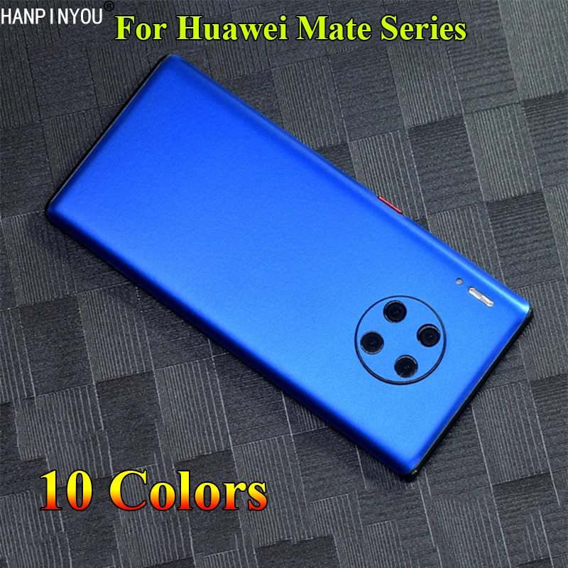Задняя крышка для Huawei Mate 30 / Pro 20 20X 20Pro 10 металлическая наклейка матовая защитная