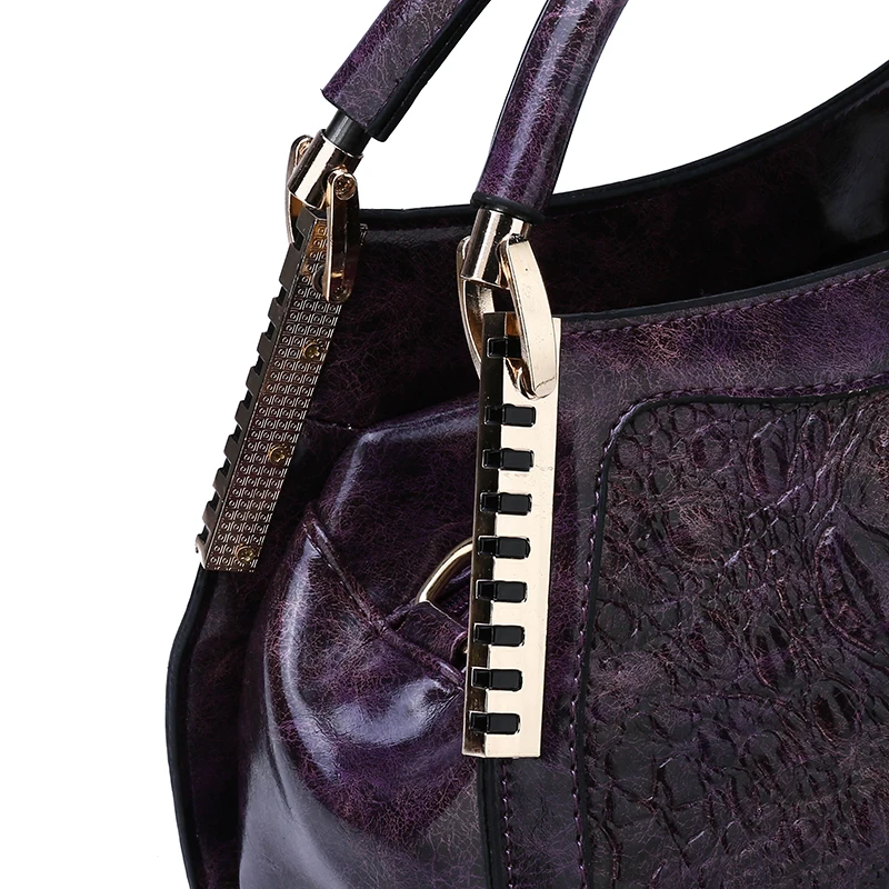 Новая модная роскошная женская черная сумка из искусственной кожи, брендовая дизайнерская сумка на плечо, Женская Большая вместительная сумка через плечо из кожи аллигатора