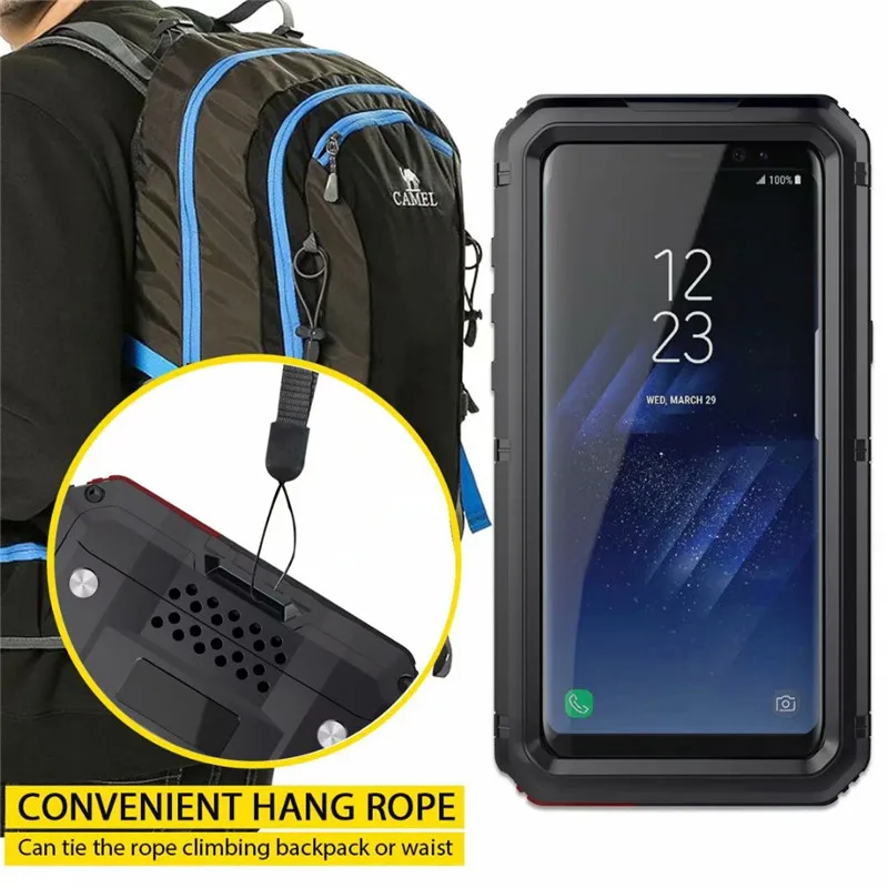 waterproof metal case for samsung galaxy s8plus (26)