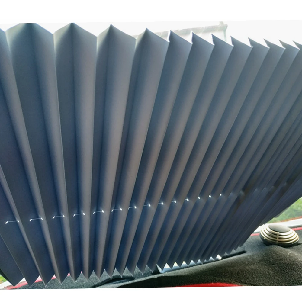 Car Window Sunshade Retractable Foldable Windshield Sunshade Cover Shield Curtain Auto Sun Shade Block Anti-UV Car Window Shade