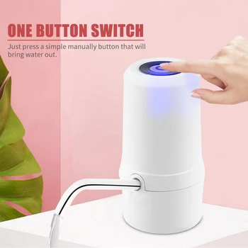 

Hot Water Bottle Pump USB Charging Automatic Drinking Water Pump Portable Electric Water Dispenser Office Water Bottle for Home