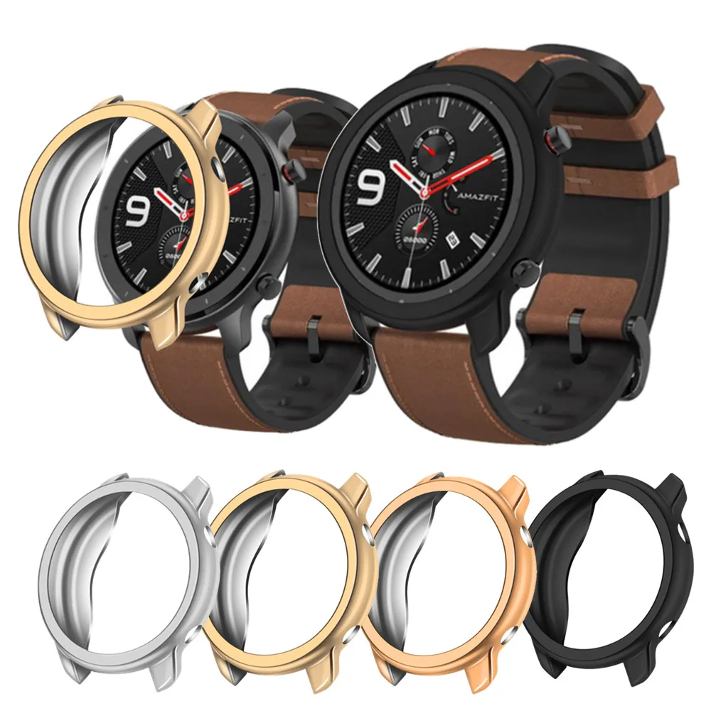Защитный чехол для Xiaomi Amazfit Gtr 47 мм ТПУ Защитная рамка часов Huami защитная оболочка