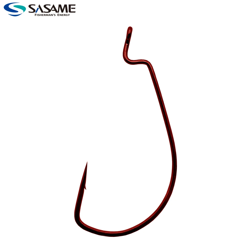 Japan Sasame Wide Gape Offset Hooks Rock Fishing Hooks Texas Rig Lure
