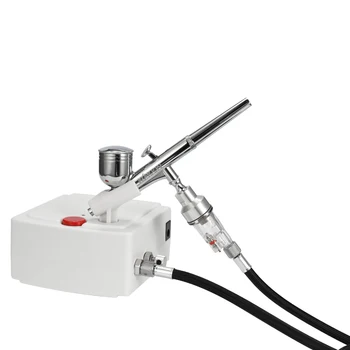 

100-250V Professional Gravity Feed Dual Action Airbrush Air Compressor Kit Air Brush Spray Model Air Brush Nail Tool Set