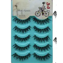 Новинка, хорошее качество, Eyebeauty, 5 пар, грязные натуральные накладные ресницы, накладные ресницы для макияжа, горячая распродажа