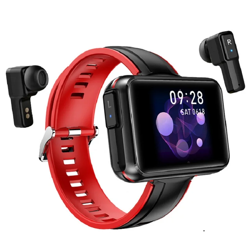 TWS Bluetooth-гарнитура T91 умные часы для мужчин два в одном мониторинг здоровья Reloj