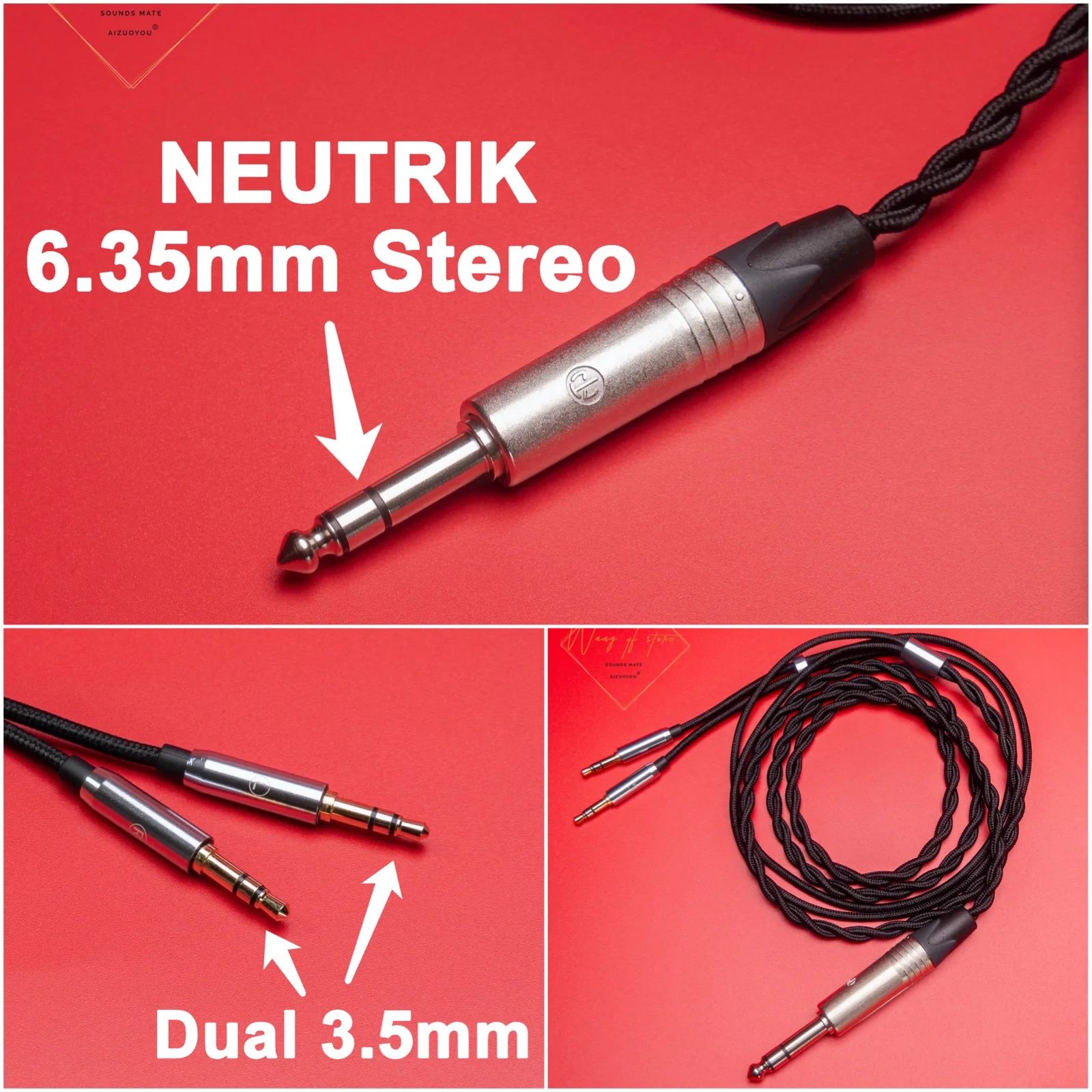 Hifiman Arya 純正XLRバランスケーブルセット Hifiman Arya 純正XLRバランスケーブルセット バランス(XLR)ケーブル