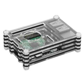 

Basic Kit for Raspberry Pi 2 B+ Model B , 9 Layers Case Box + Cooling Fan