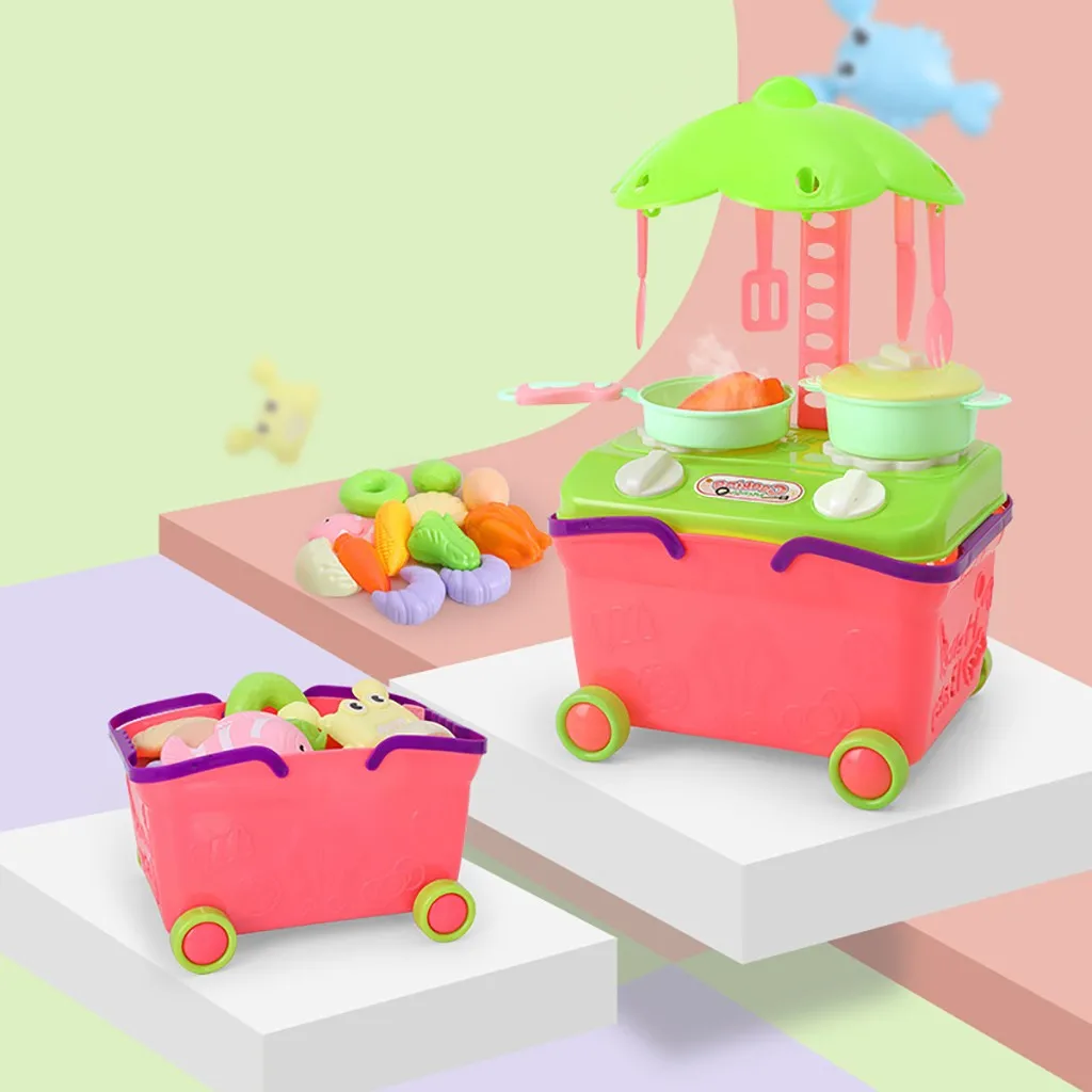 Muqgew моделирования игрушки, подарки для детей игровой набор игрушечной посуды Детские ролевые игры игрушки Пособия по кулинарии игрушки в виде угощений подарок Gh6