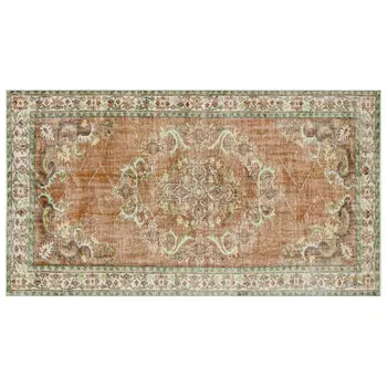 

Handmade Natural Vintage Turkish Area Rug 170x305 Cm-5'7''X10'0''