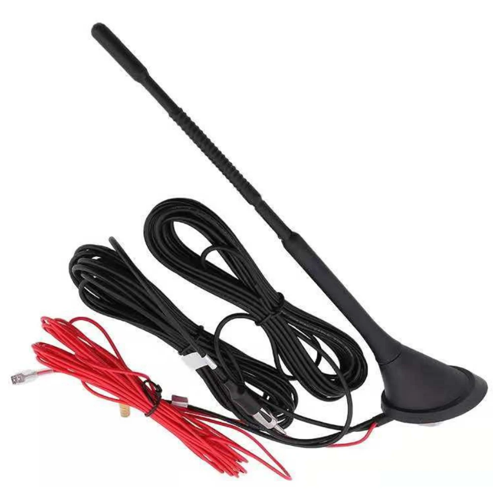 Car Radio DIY Vehicle Amplifier Stronger Singal Roof Mount Exterior Accessories Auto Aerial Antenna SMB