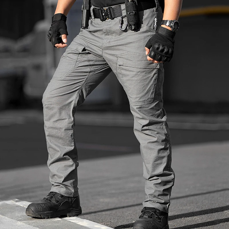 

Tactical Combat Pants Army Military SWAT Cargo Pants Men Camping Multi-Pocket Casual Work Trousers Outdoor Hiking Pants