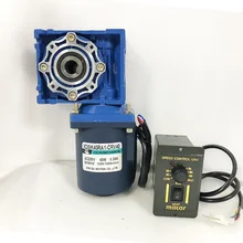 40W Turbine Reducer Motor RV40 Worm Gear Motor (motor+controller) 220VAC Self-locking NRV40 AC Motor Speed Adjustable CW CCW