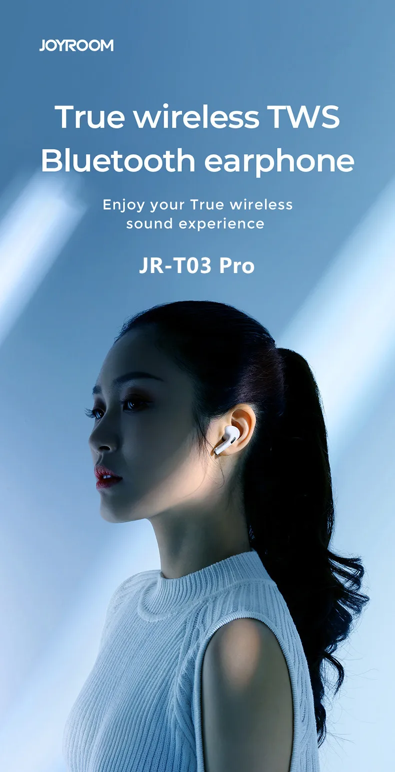 Joyroom T03 Pro Bluetooth Tws Wireless Earphone Pop Up Function Touch