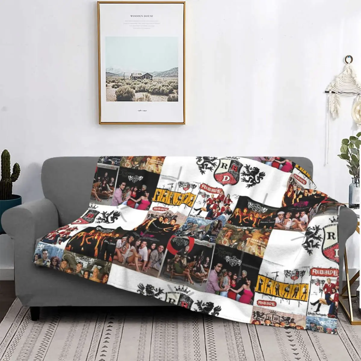 Rbd Studio Albums With Red Logo Blanket Bedspread Bed Plaid Beach Cover Muslin Bedding And Covers | Дом и сад