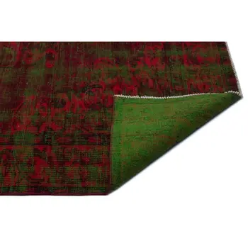 

Handmade Brown Vintage Overdyed Turkish Area Rug 178x297 Cm-5'10''X9'9''