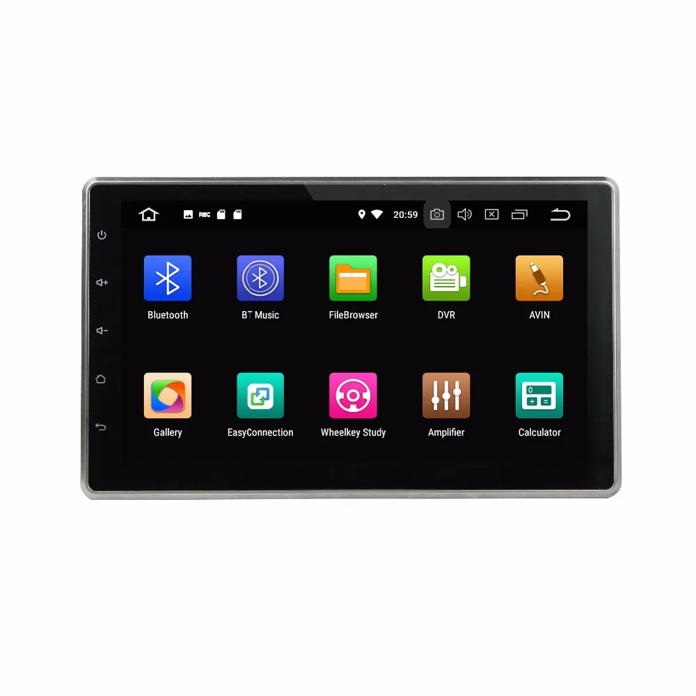 Автомобильный DVD плеер 10 1 дюйма Android 9 0 Восьмиядерный 2 din GPS Bluetooth стерео Sat Nav RDS Wi Fi