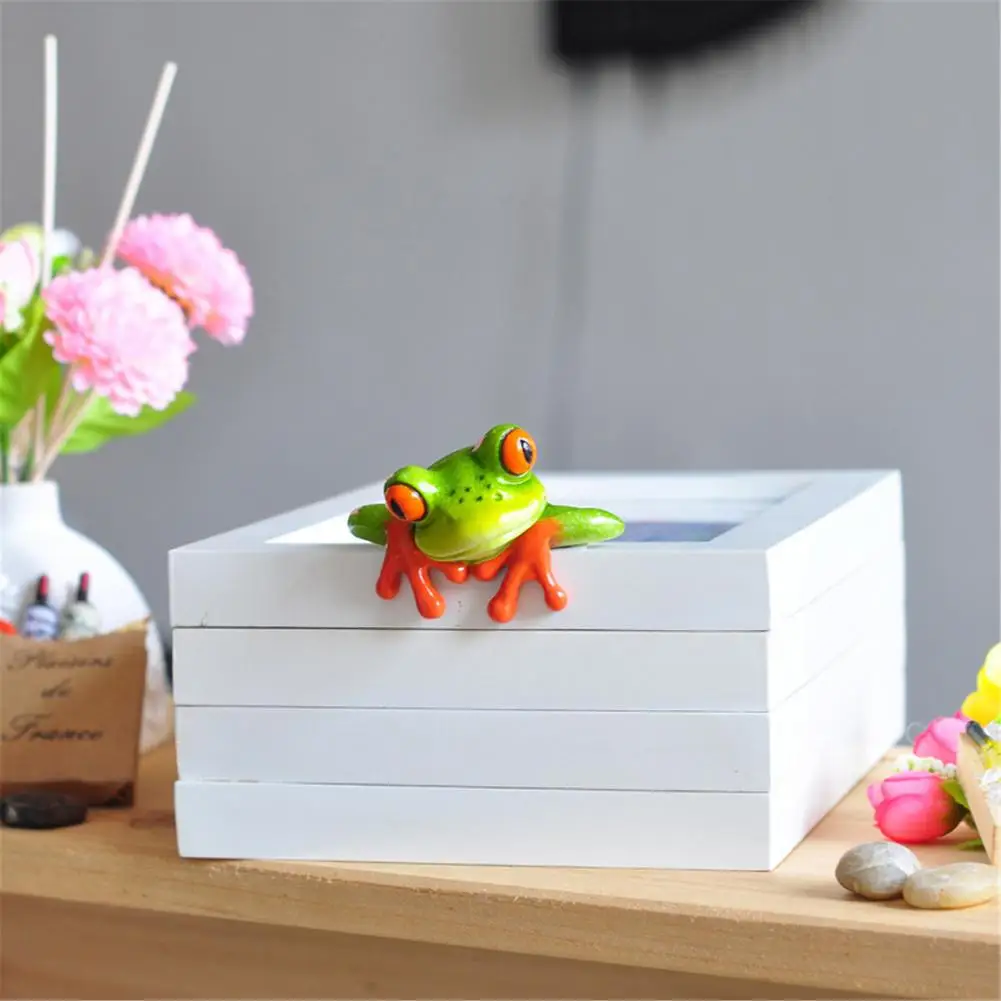 Frosch Figur Schreibtisch Büro Tisch Ornament lustige Frösche Harz Tisch 3d  Handwerk für Hausgarten Dekoration 1 Stück heißen Verkauf - AliExpress