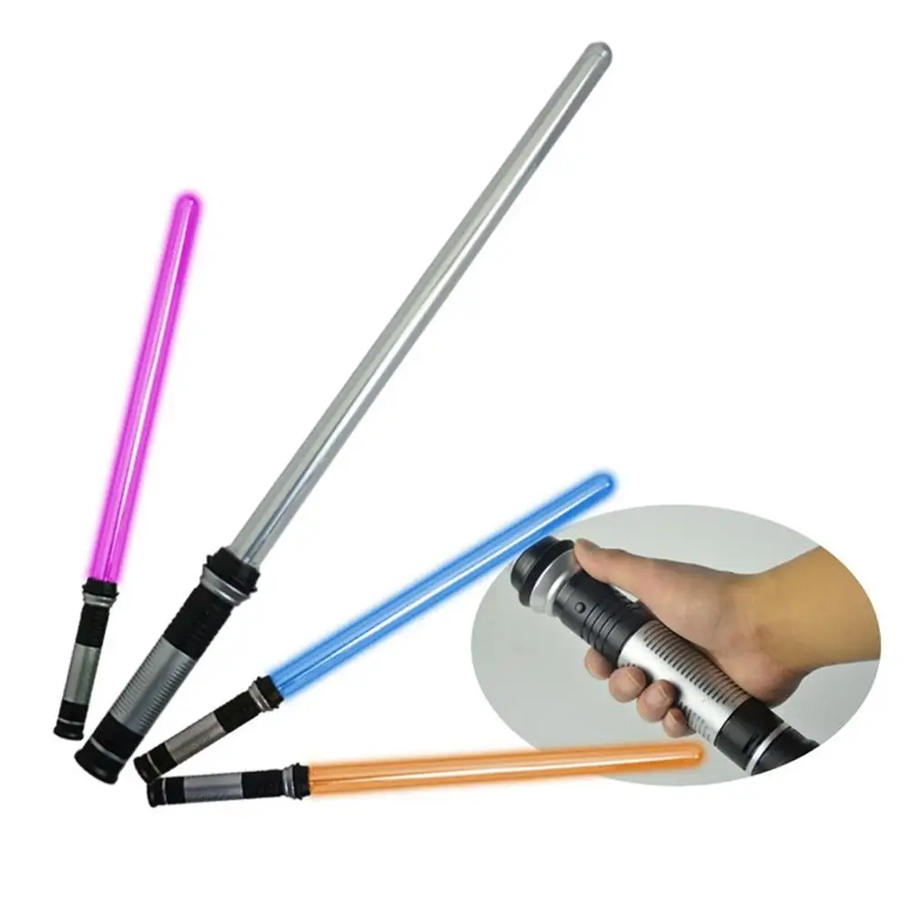 

2-in-1 Lightsaber Creative LED Flashing Sword Cosplay Prop Funny Laser Sword Toy with Sound Luminous Children Toy