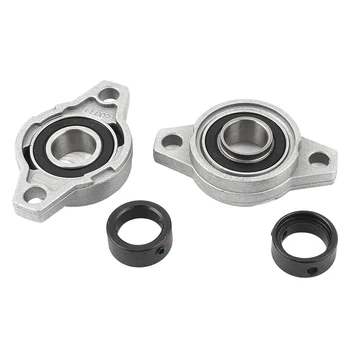 

Practical Boutique 2 Pcs 15mm UFL002 Self-aligning Pillow Block Bearing Flange