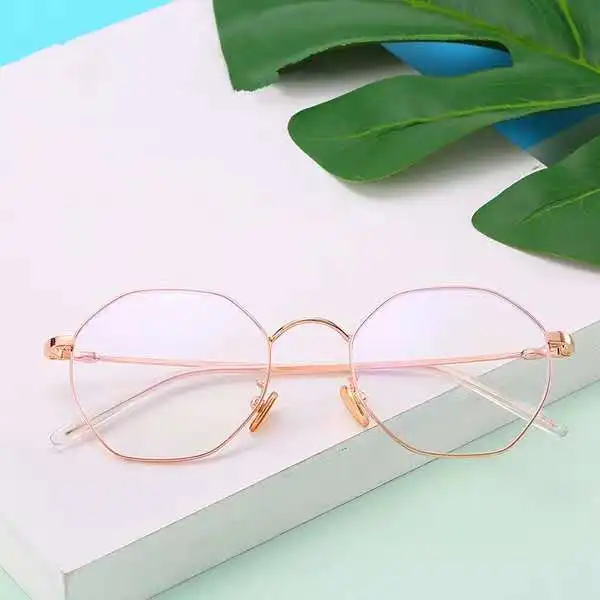 

3771 Retro circular spectacle frames for men and women with flat lens sunglasses