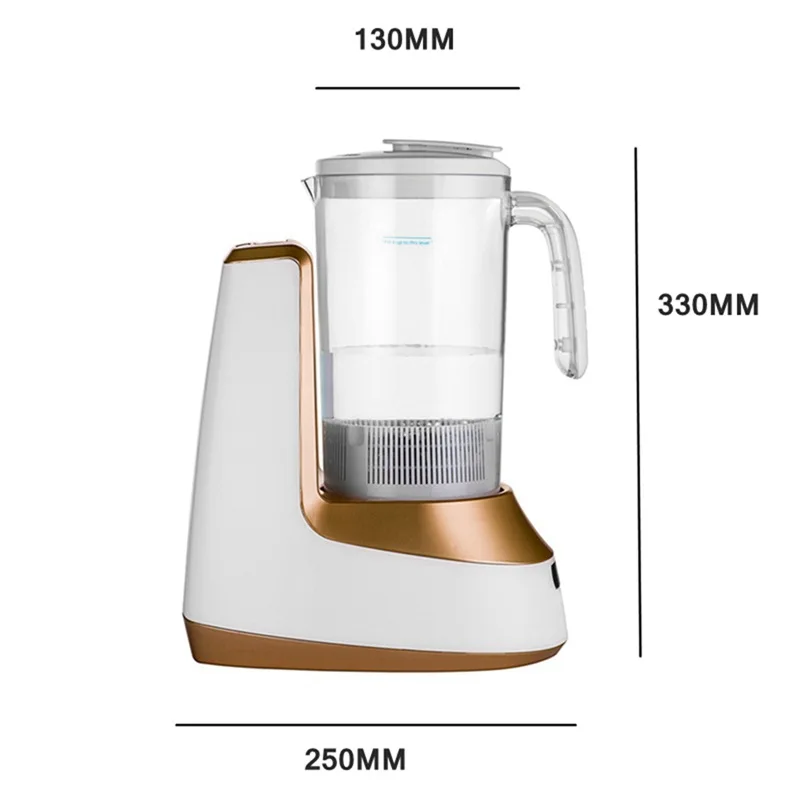 Водородный водонагреватель опреснительная установка ионизатор щелочной воды чайник бутылка водорода 2000 мл 100-240 В