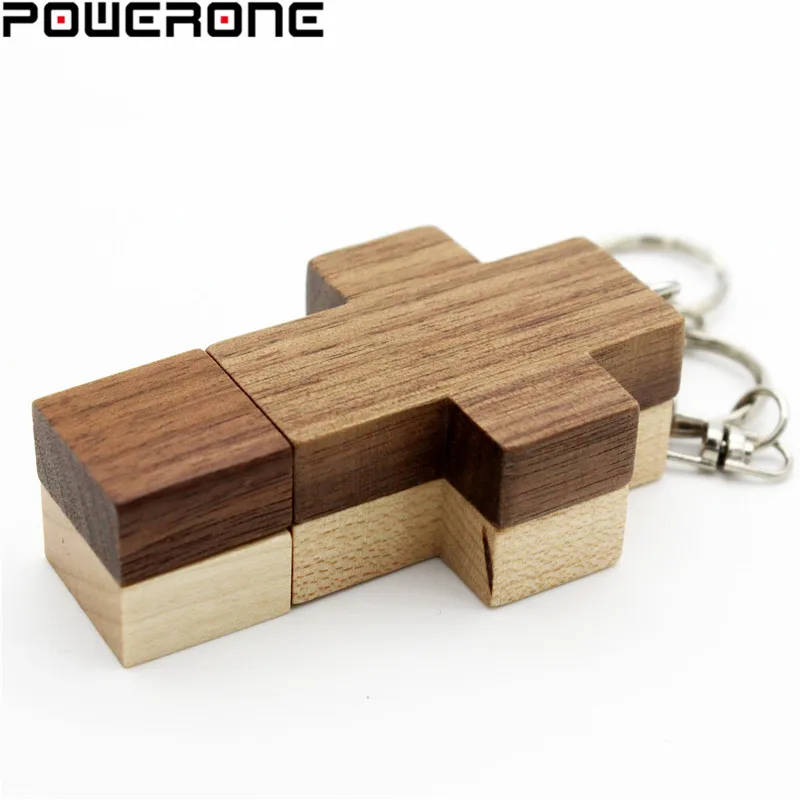 POWERONE (Бесплатный Пользовательский логотип) usb накопитель в виде деревянного