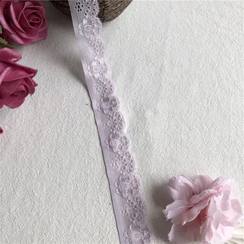 

2.5cm S1207 color cotton lace garment sewing fabric decorative cotton crochet lace ribbon handmade jewelry technology