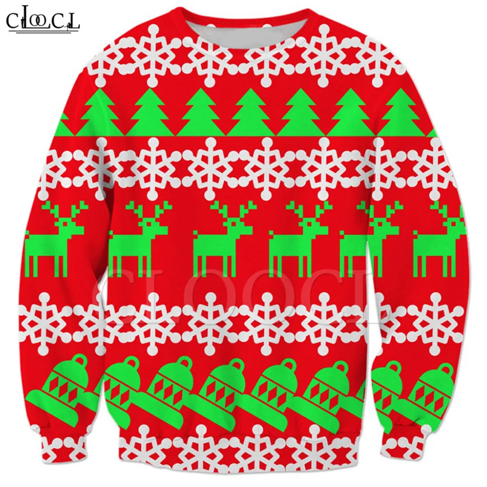 Sweatshirt 2 Прямая, модная Рождественская Толстовка с круглым вырезом и 3D-принтом Hanukkah, повседневные пуловеры для мужчин и женщин - Цвет: Sweatshirt 2