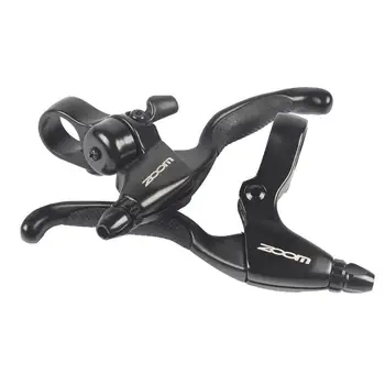 

ZOOM Road Bike Brake Handlebar CNC Aluminum Alloy Brake Handlebar V Brake with Small Bell Integrated Bicycle Parts