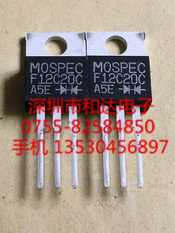 5 шт. F12C20C MOSPEC TO-220