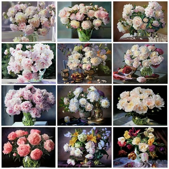 

EverShine Diamodn Painting Full Square Cross Stitch Diamnd Embtoidery Mosaic Sale Flowers Handicraft Hobby Gift Wall Decor