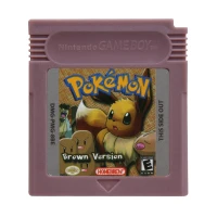 16 бит видеоигры картридж Консоли Карты для nintendo GBC Pokeon серии Английский язык версия первое издание - Цвет: Brown Version D