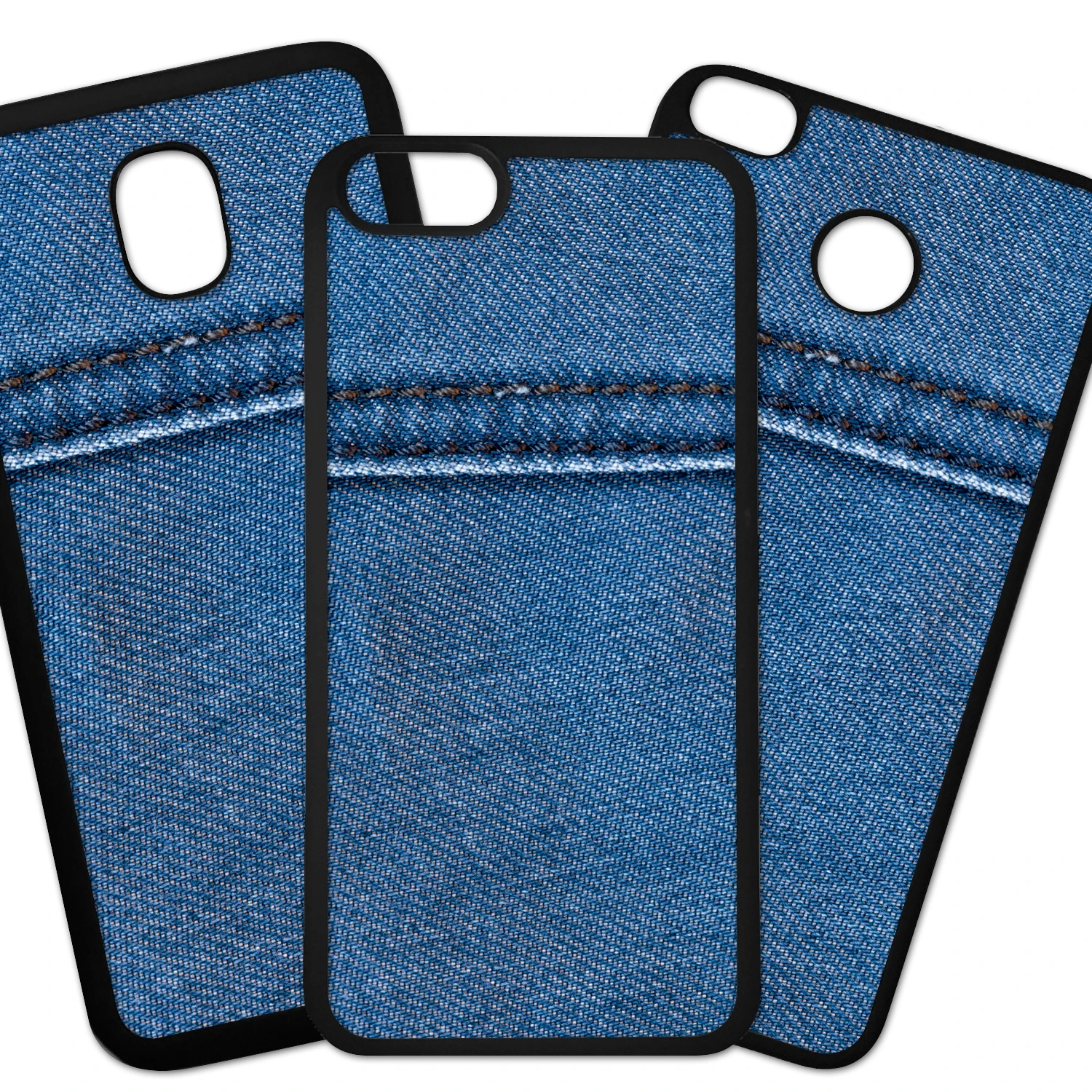 Cases cell phone cases fabric imitacion background denim 3 compatible with Iphone XR |