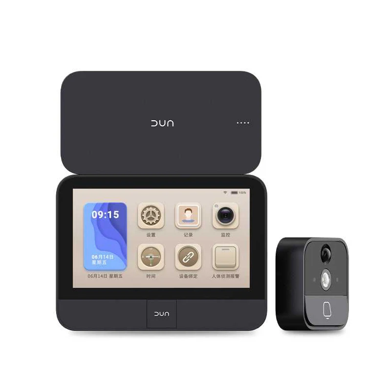 Xiaomi mi DUN Smart Cat's Eye работает с mi jia App ips сенсорный экран дистанционное управление инфракрасный матовый ночное видение для домашней безопасности