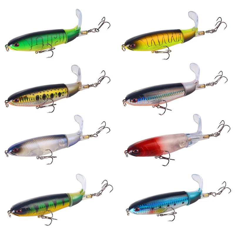 floating rotating tail lures